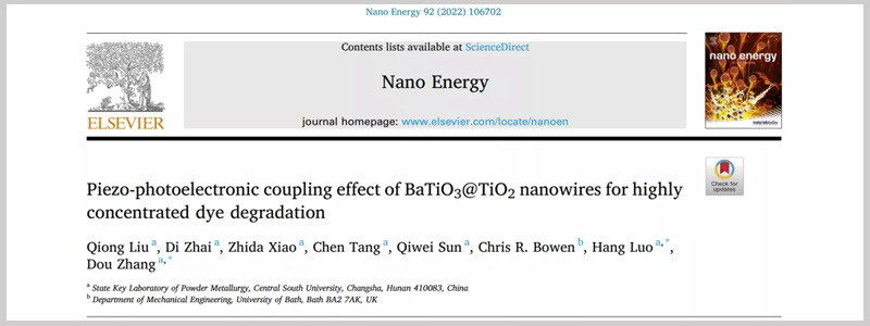 PLS-SXE300D Light Source Quoted by Zhang Dou's Team at Central South University