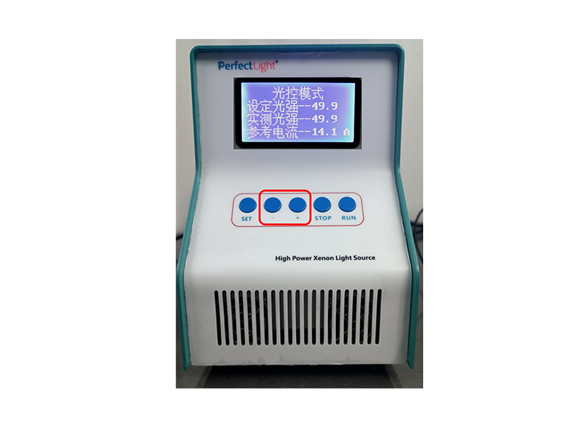 Figure 2. Front Panel of Microsolar 300 Xenon Lamp Light Source.jpg