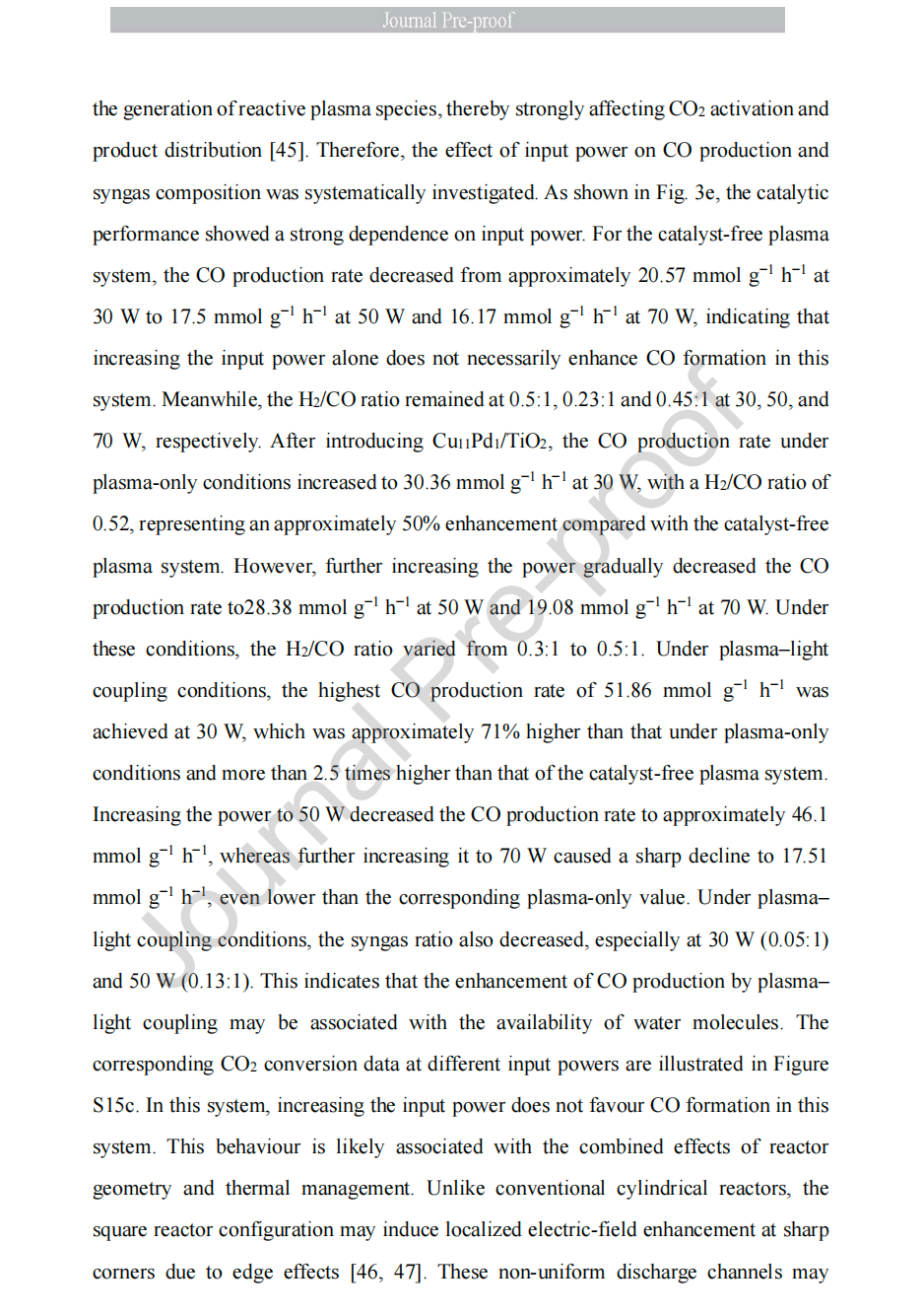 Plasma-light coupled photocatalytic CO2 conversion performance using the Perfectlight reaction platform