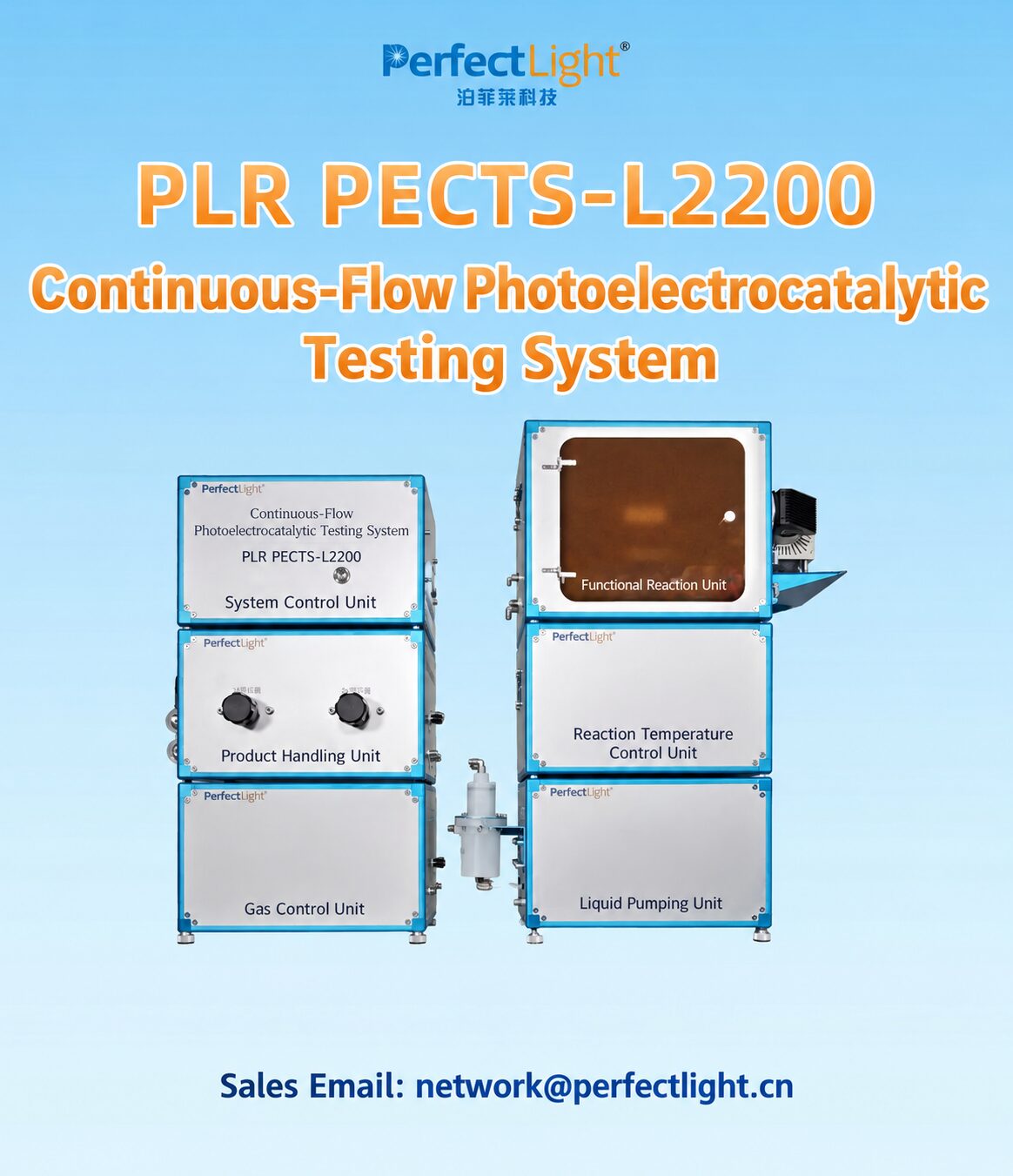 Continuous-flow photoelectrocatalysis testing system