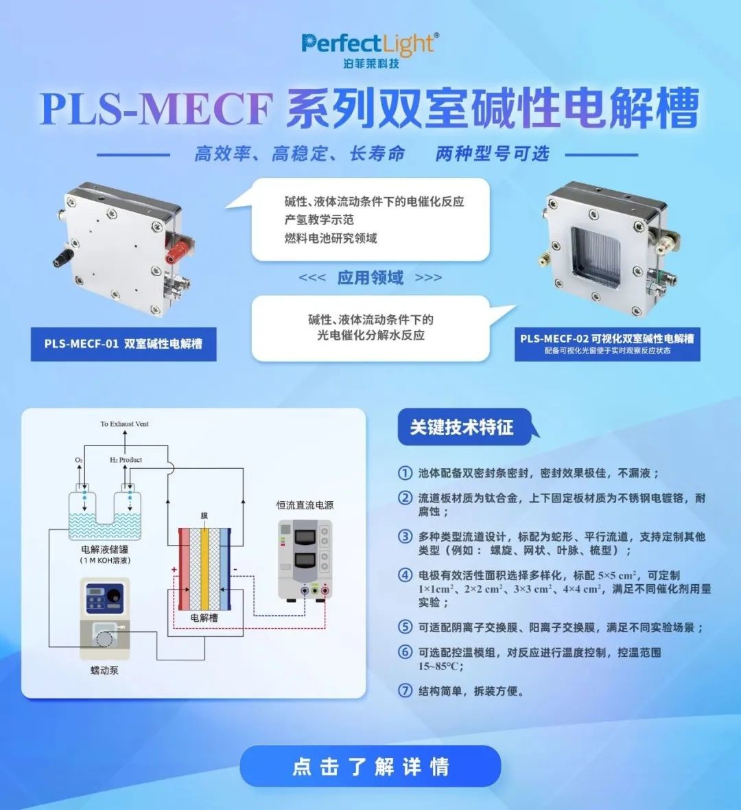 PLS-MECF Series Dual-Chamber Alkaline Electrolyzer