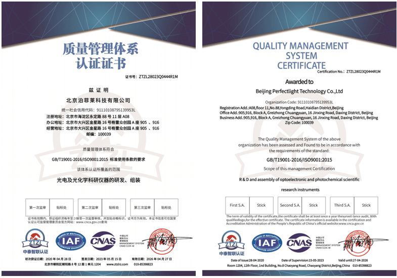 ISO 9001质量管理体系认证