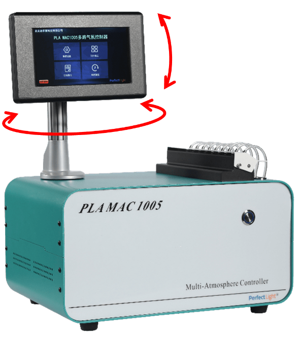 Screen rotation mode of PLA-MAC1005 Multi-Channel Atmosphere Controller