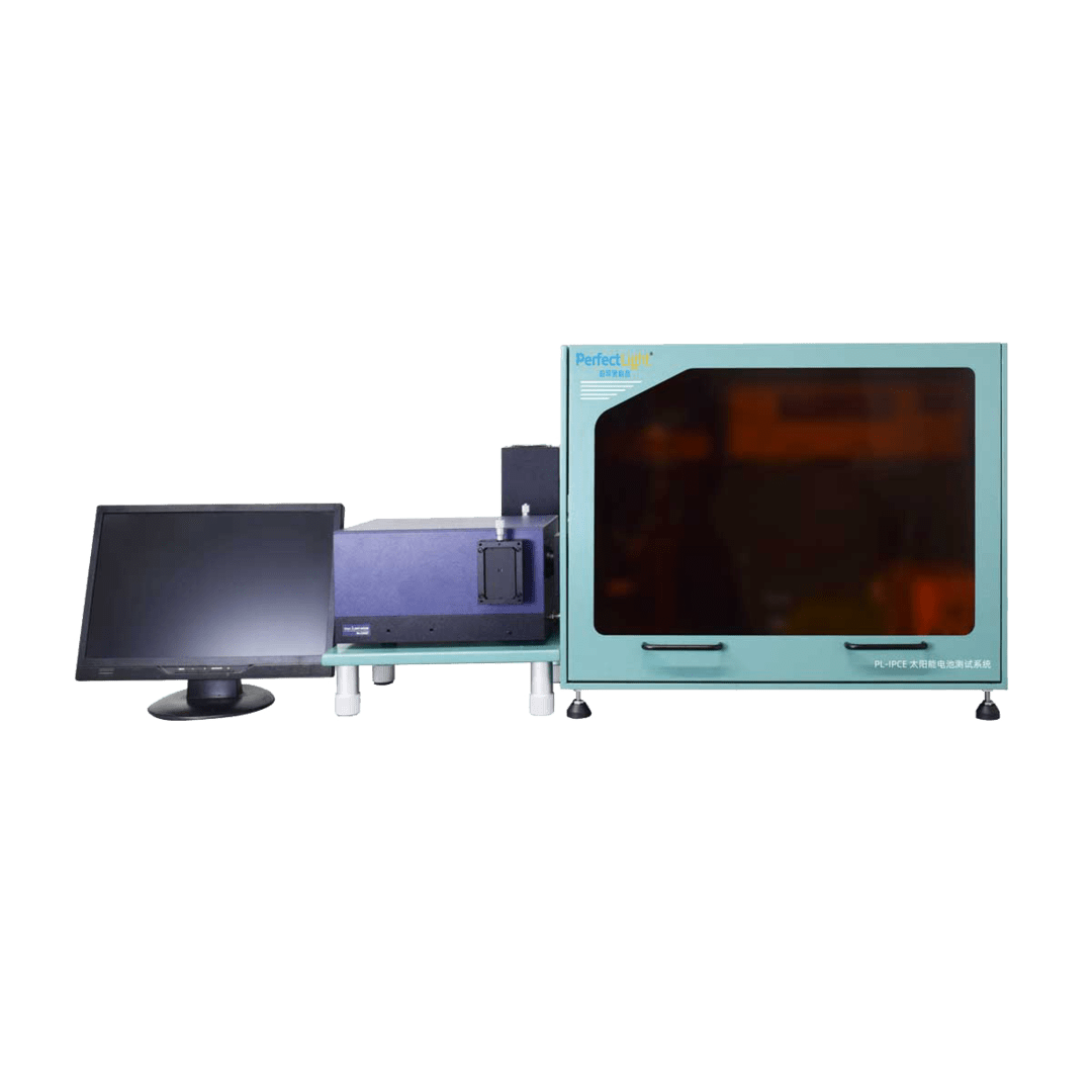 PL-IPCE solar cell testing system
